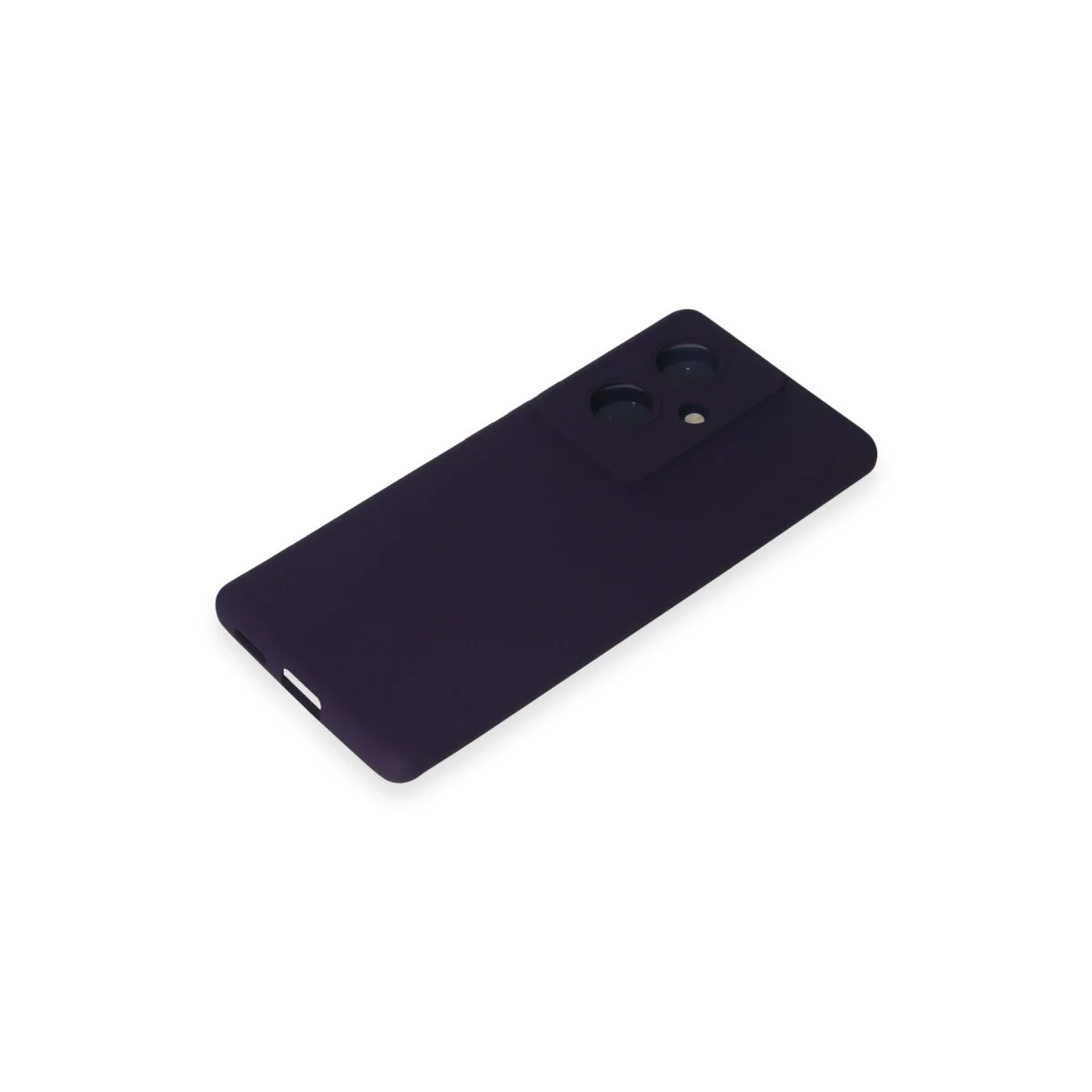 Vivo V29 Lite Kılıf Nano İçi Kadife Silikon - Mor görsel 4