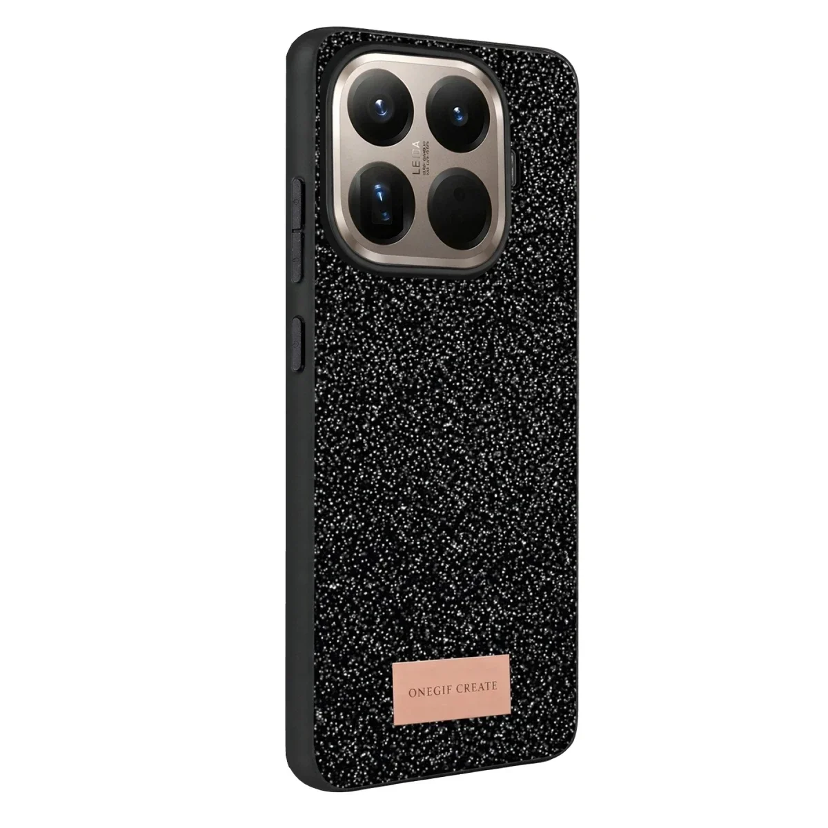 Onegif Xiaomi Mi 15T Pro Bright Simli Kapak - Siyah görsel 3