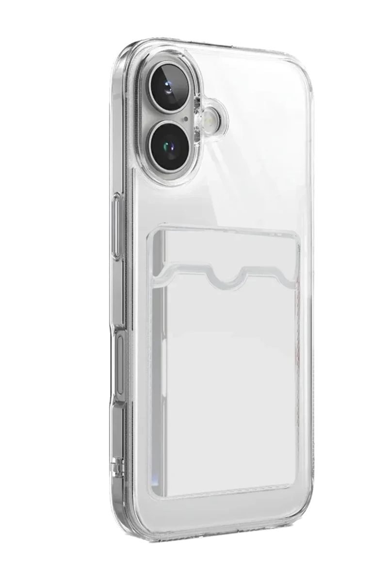 Apple iPhone 17 Kart Şeffaf Silikon - Şeffaf