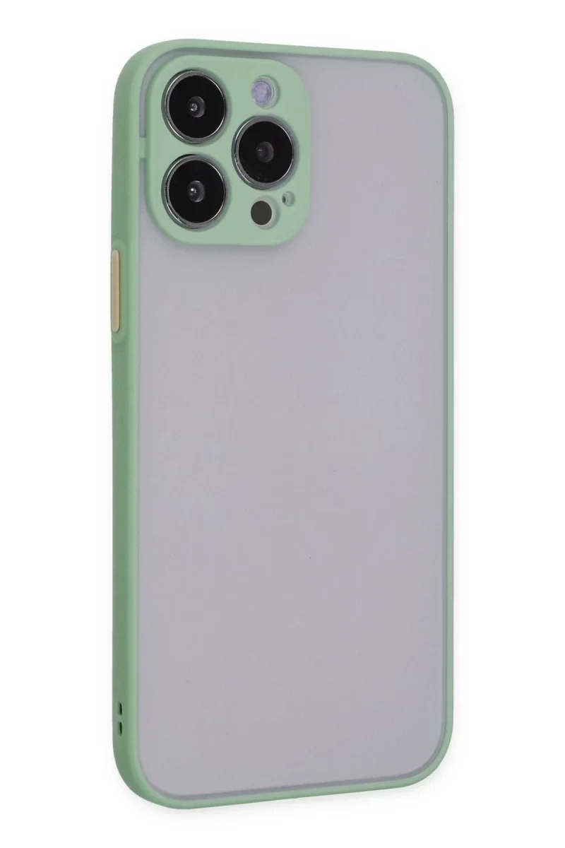 Apple iPhone 15 Pro Kılıf Montreal Silikon Kapak - Turkuaz görsel 3