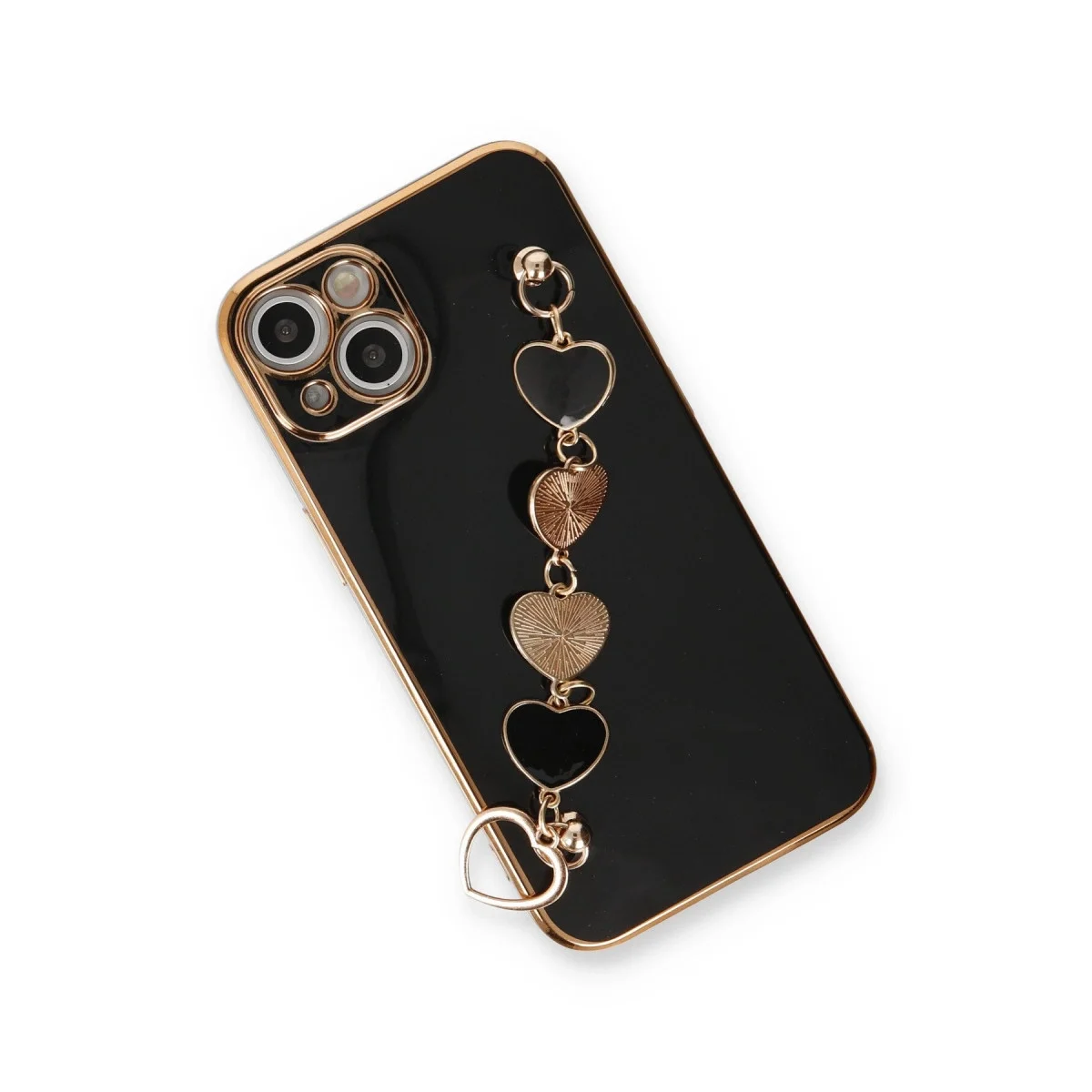 Apple İphone 14 Kılıf Esila Silikon - Siyah görsel 3
