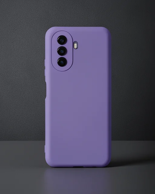Huawei Nova Y70 Kılıf Nano İçi Kadife Silikon - Mor