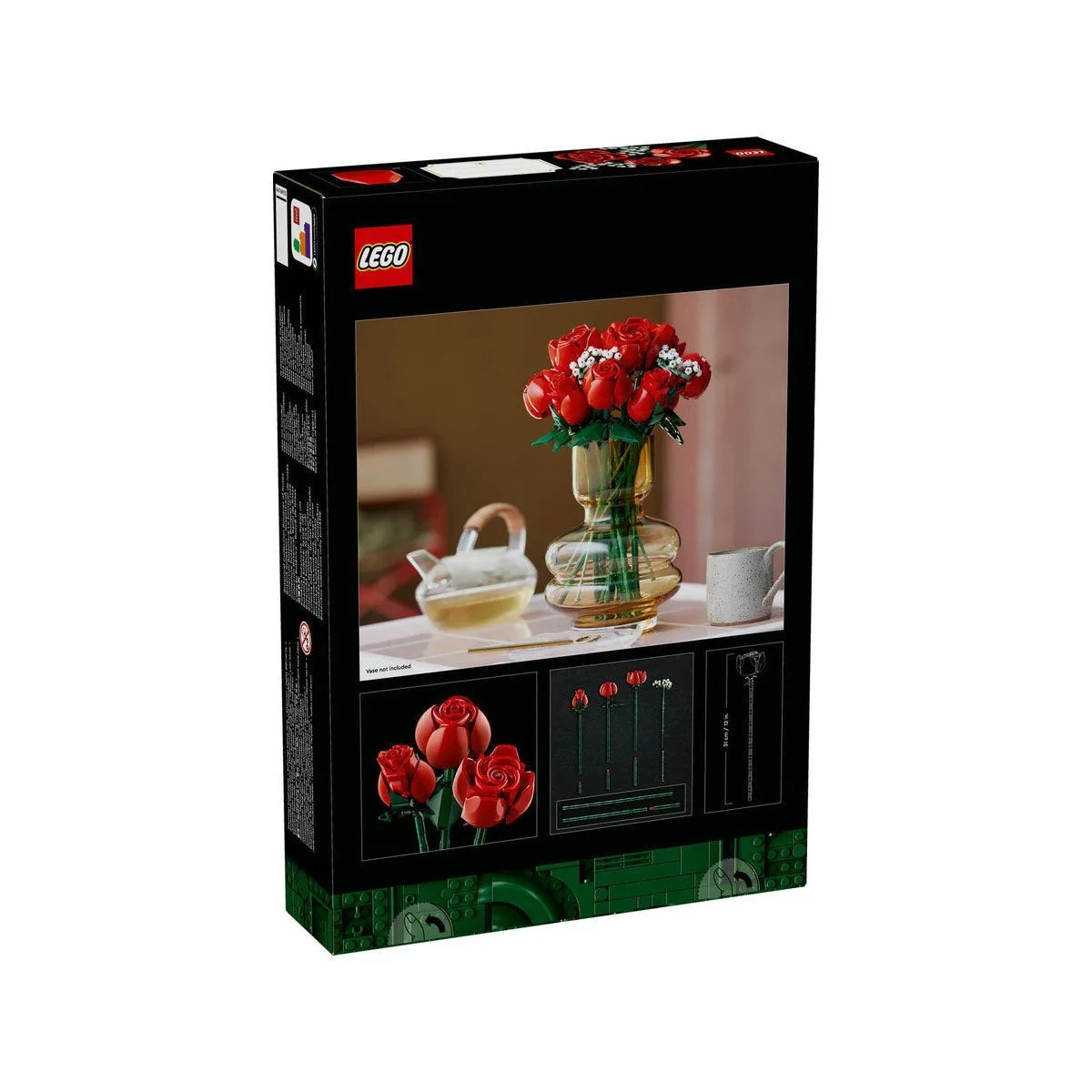 10328 Lego icons Gül Buketi 822 parça +18 yaş görsel 5