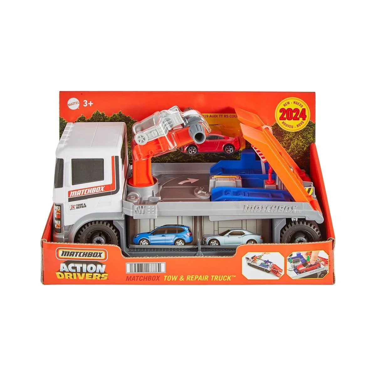HRY43 Matchbox Aksiyon Sürücüleri - Çekici ve Tar Kamyonu