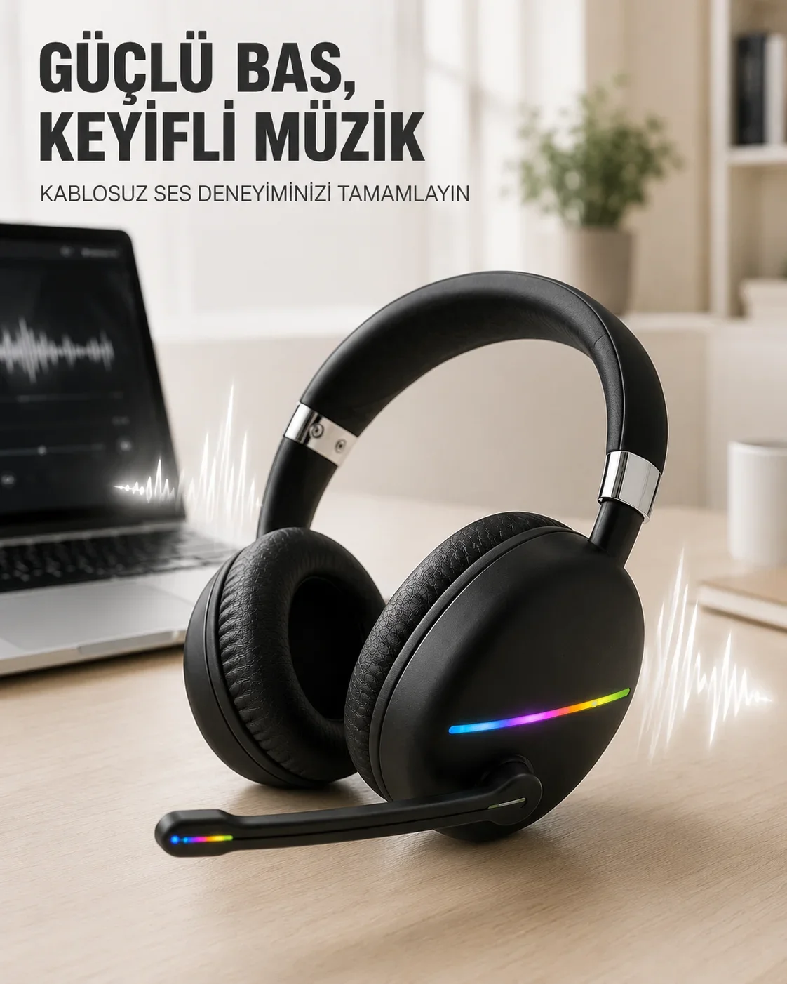 Rgb Siyah Kulaklık MAX-17