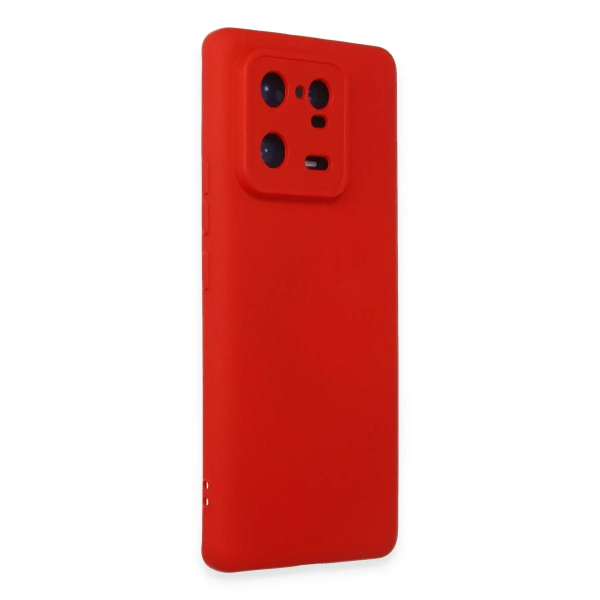 Xiaomi Mi 13 Pro Kılıf Nano içi Kadife Silikon - Kırmızı görsel 2