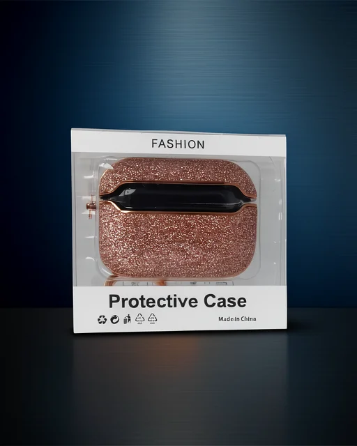 Apple Airpods Pro 2 (2.nesil) Spell Simli Kılıf - Rose Gold