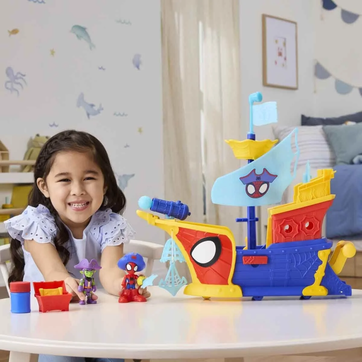 G0666 Spidey ve İnanılmaz Arkadaşları Webs Ahoy Bubble Ship +3 yaş görsel 7