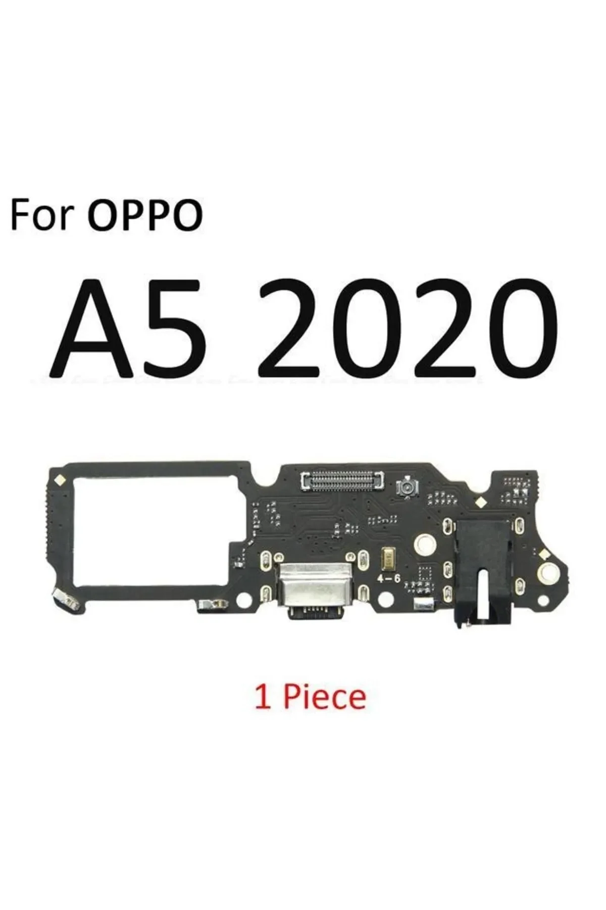 Oppo A5 2020 Şarj Soketi Kulaklık Soketi görsel 3