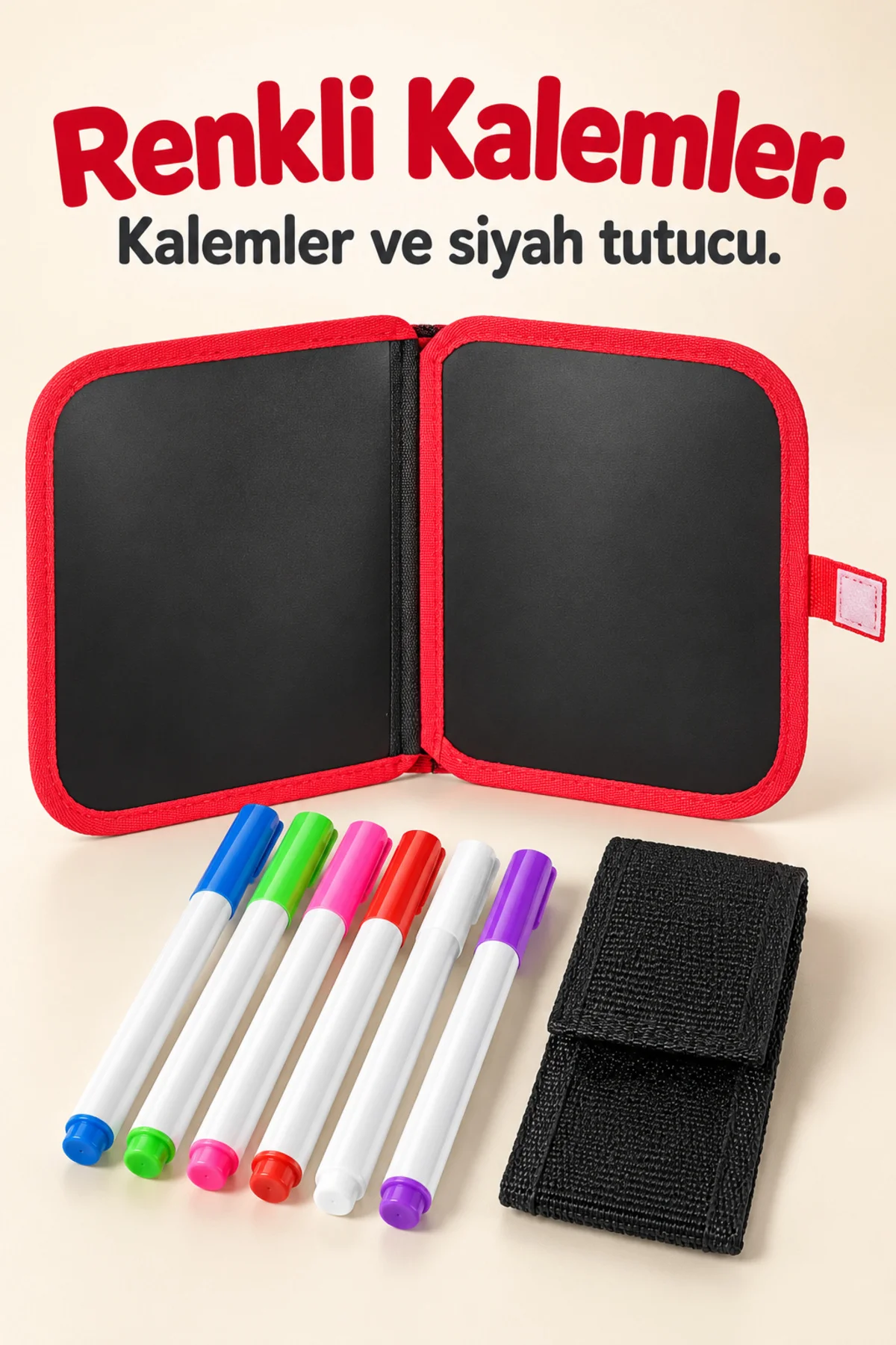 Çizim Kitabı Siyah İç Yüzeyli Kumaş Kenarlı görsel 3