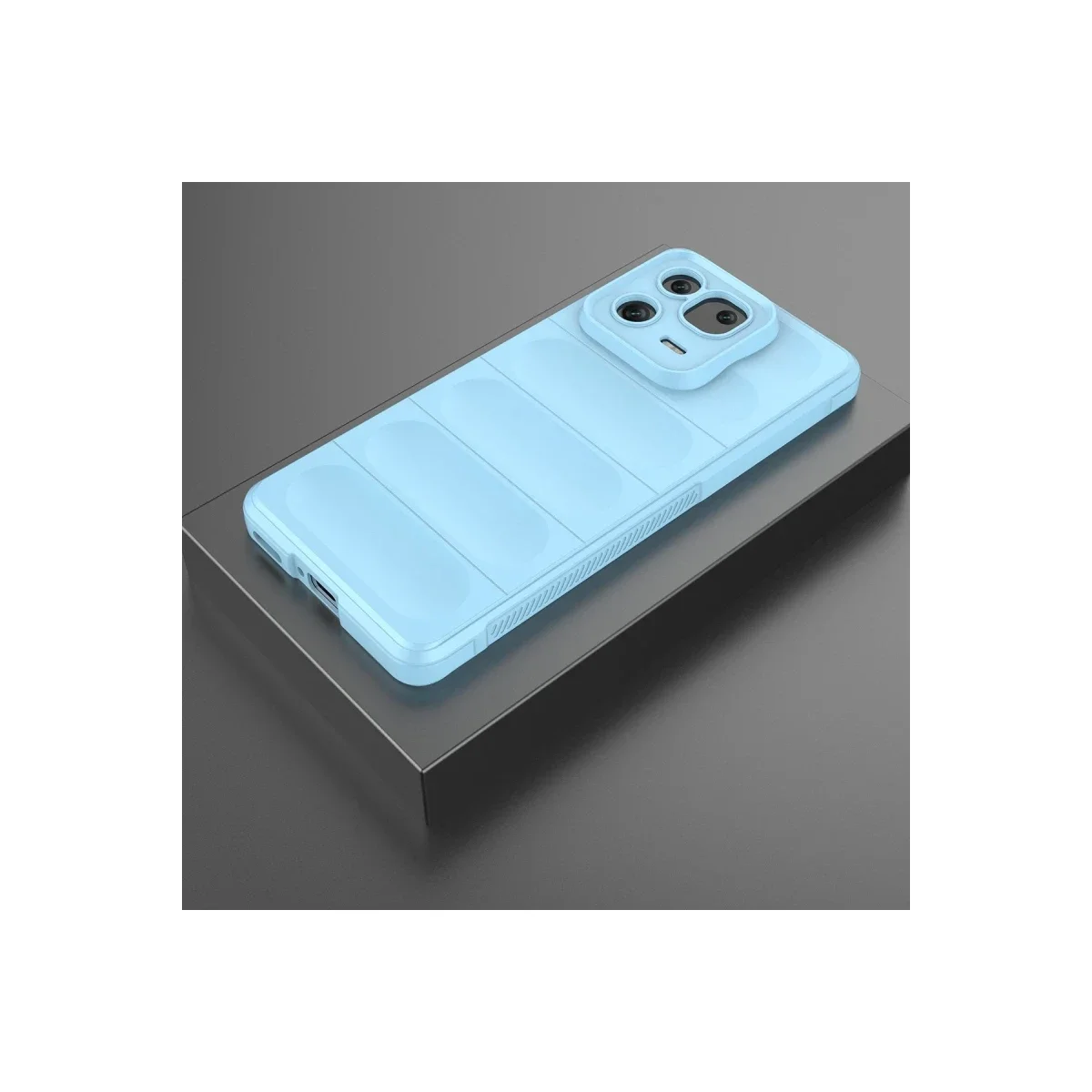 Xiaomi Mi 13 Pro Kılıf Optimum Silikon - Sky Blue görsel 2