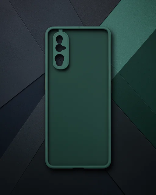 Oppo Find X2 Kılıf Montreal Silikon Kapak - Yeşil