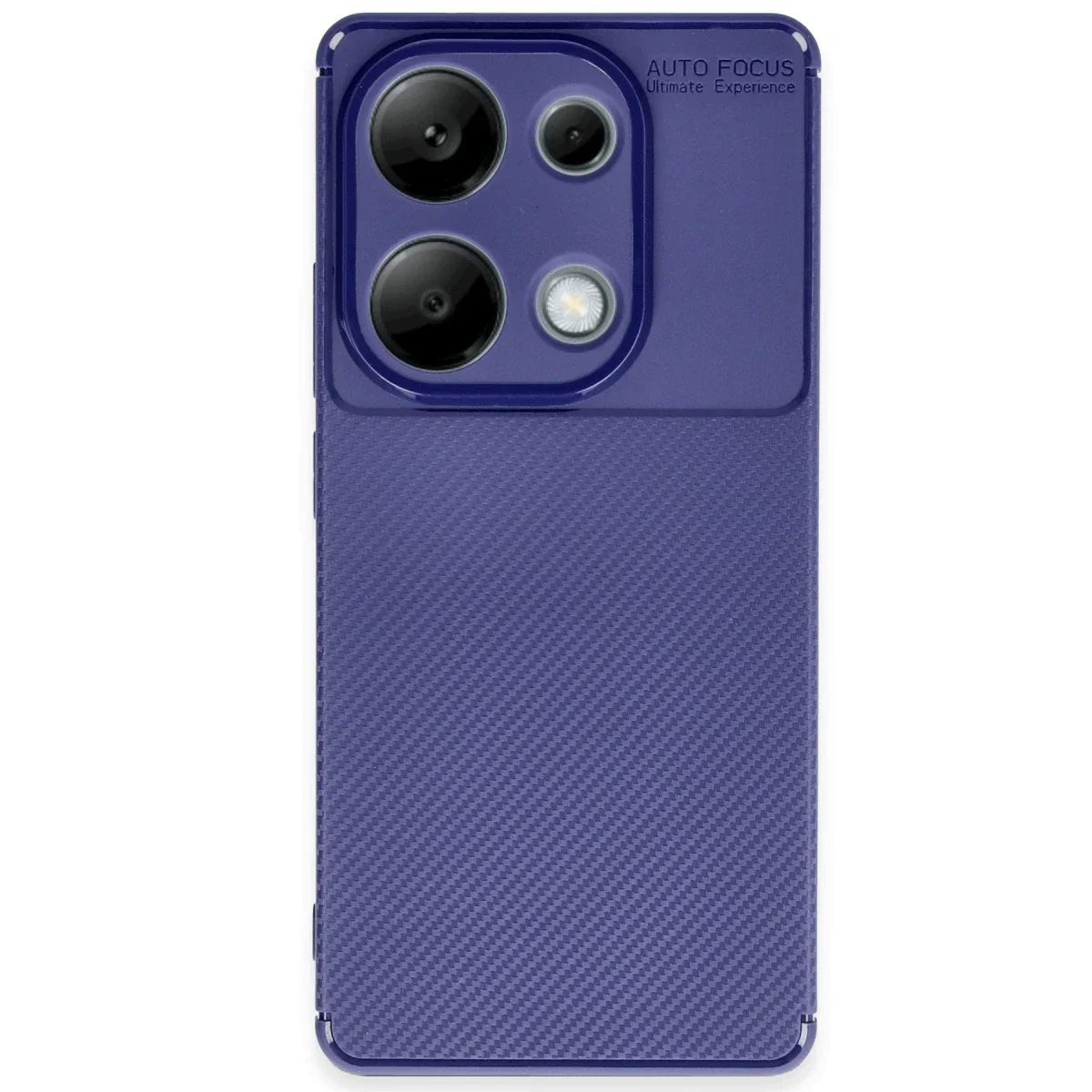 Xiaomi Redmi Note 13 Pro 4G Kılıf Auto Focus Karbon Kapak - Lacivert görsel 4
