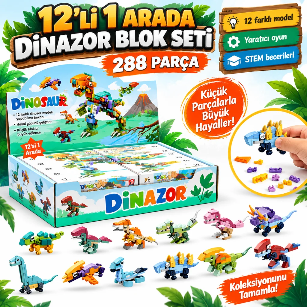 KZL-SM195B Dınazor 12 In 1 - 288 -