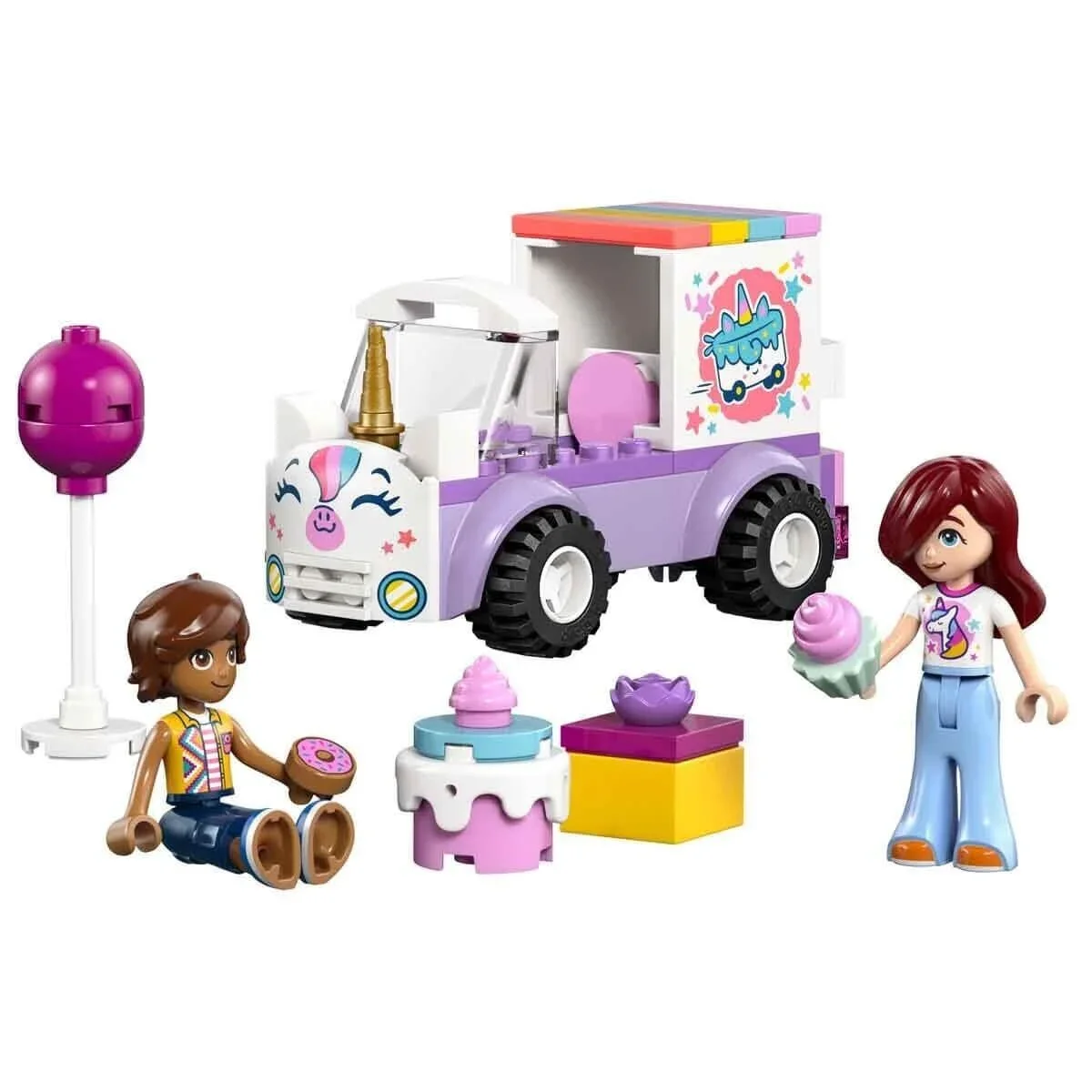 42675 Lego Friends Unicorn Pasta Dağıtım Aracı 67 parça +4 yaş görsel 2