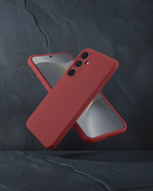 Samsung Galaxy A26 Kılıf First Silikon - Kırmızı