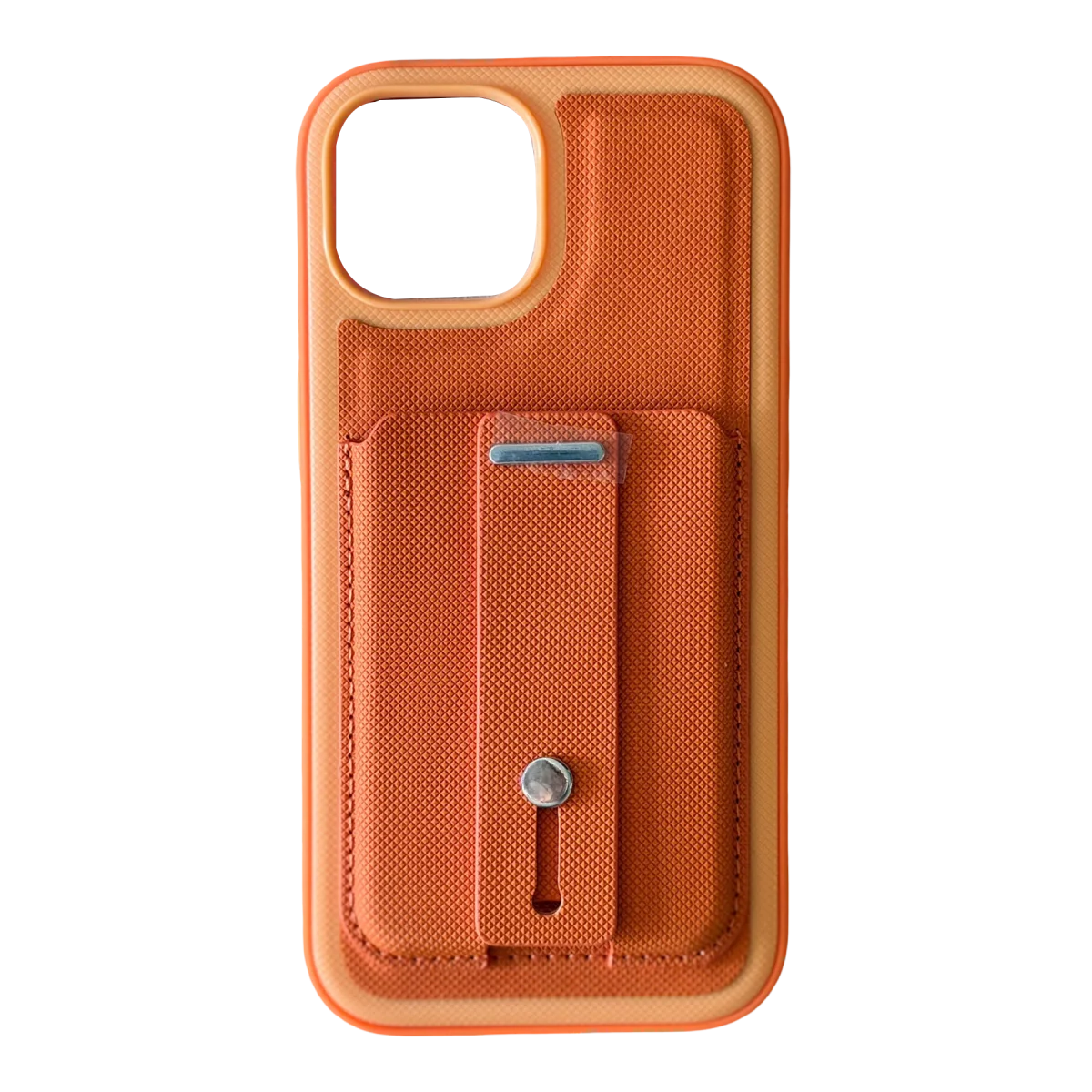Apple iPhone 14 Latte Kartvizitli Kapak - Turuncu