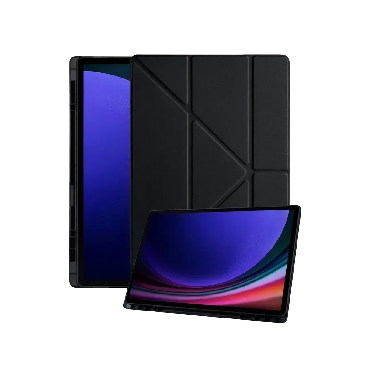 Samsung Galaxy X930 Tab S11 Ultra 14.6 Kalemlikli Mars Tablet Kılıfı - Siyah