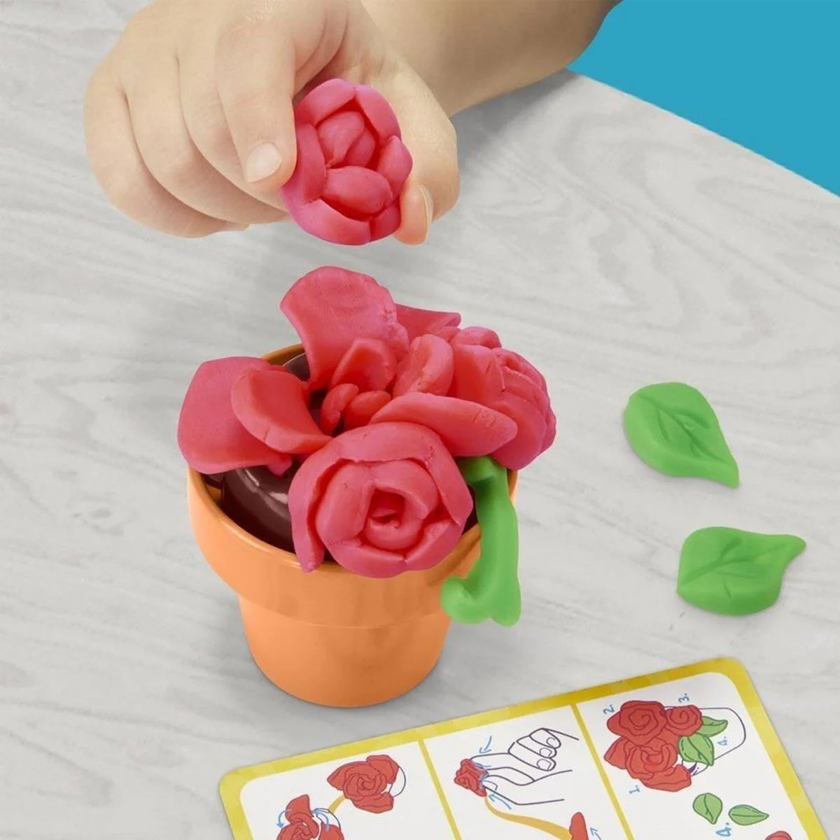 G0492 Play-Doh Renkli Çiçekler Botanik Oyun Seti +3 yaş görsel 5