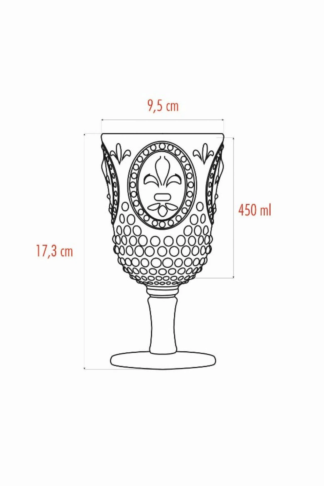 Akrilik Mavi Tekli Kadeh & Su Meşrubat Kahve Yanı Bardağı 450 ml ( Cam Değildir ) görsel 5