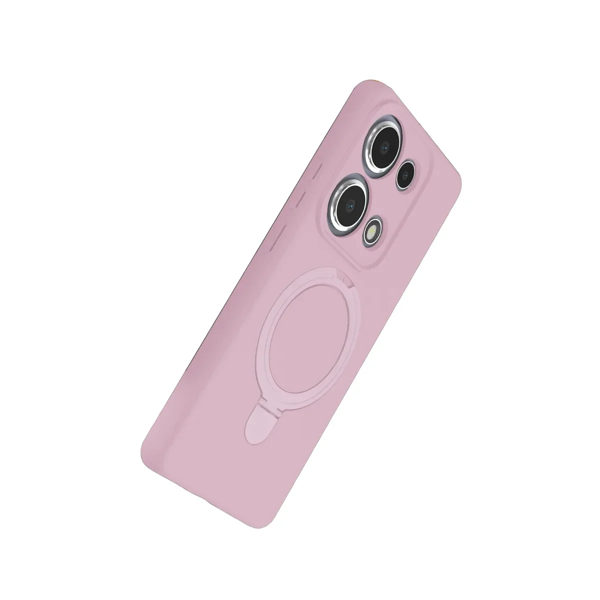 Xiaomi Redmi Note 13 Pro 4G Regal Magsafe Standlı Kapak - Açık Pembe görsel 4