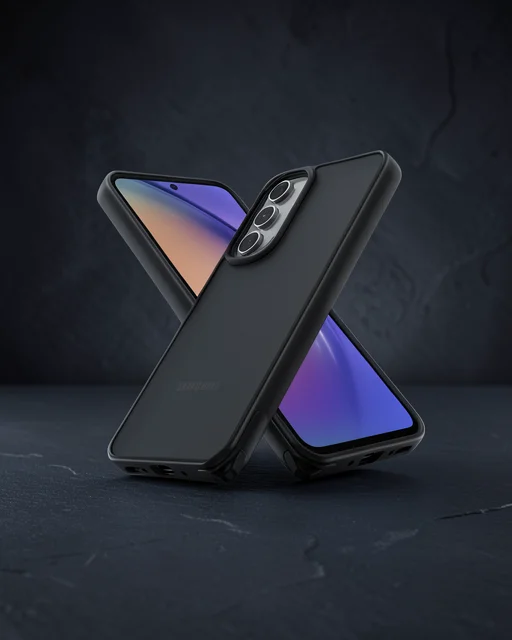 Samsung Galaxy A05s Kılıf Elegant Kapak - Siyah