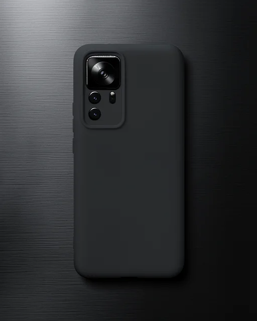 Xiaomi Mi 12t Pro Kılıf Nano İçi Kadife Silikon - Siyah