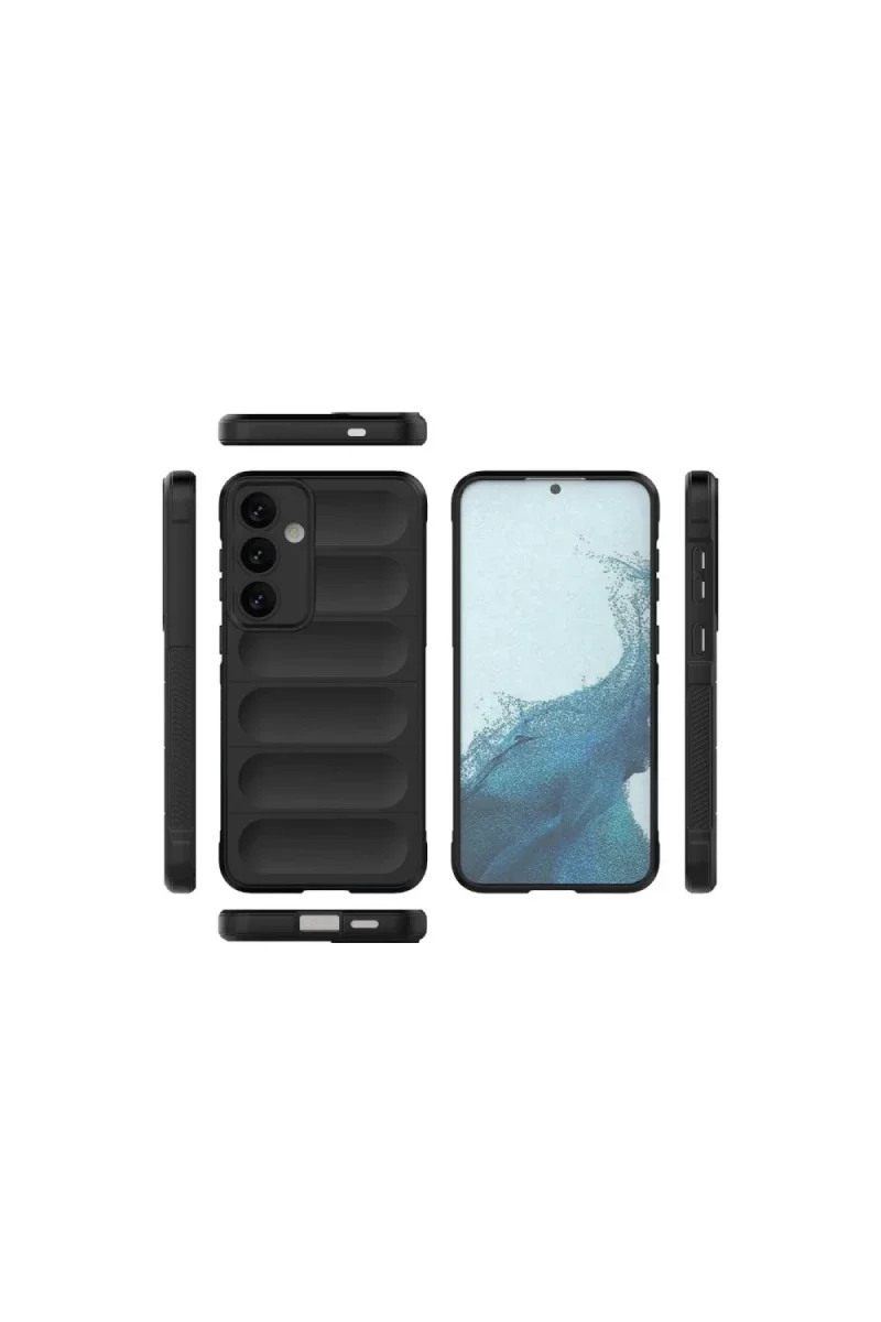 Samsung Galaxy S24 FE Kılıf Optimum Silikon - Siyah görsel 3