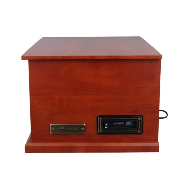 MagicVoice F39 Retro Vintage Çanta Pikap - CD - Kaset - Radyo - Bluetooth - AUX - USB Mp3 Çalar görsel 3