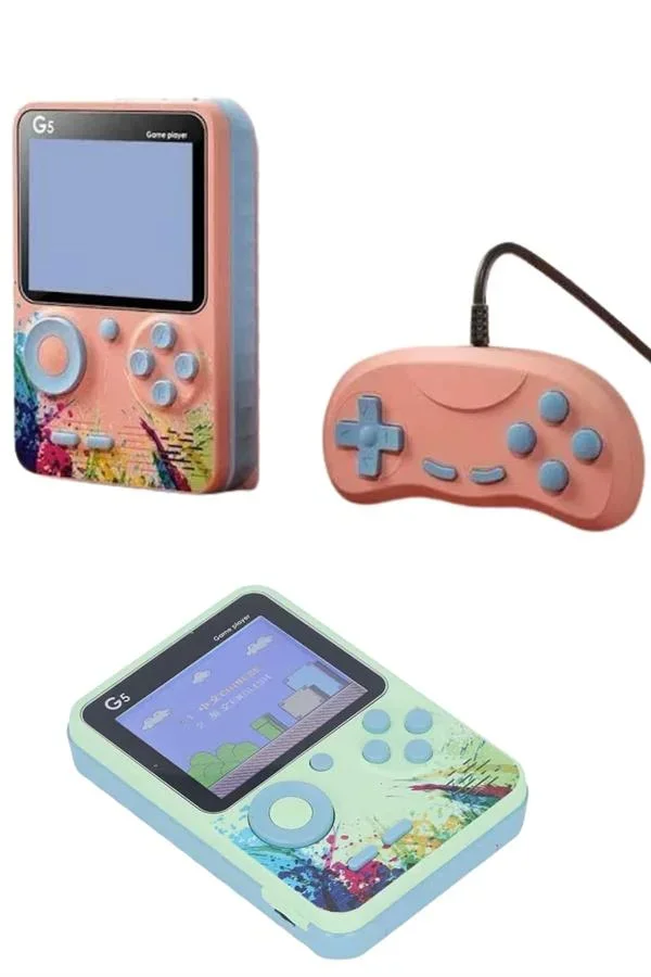 3.5 İnç Klasik Retro LCD Ekran 500 Oyunlu Oyun Konsolu Taşınabilir görsel 3