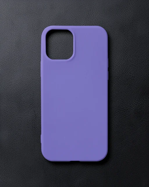 Apple İphone 12 Mini Kılıf First Silikon - Mor