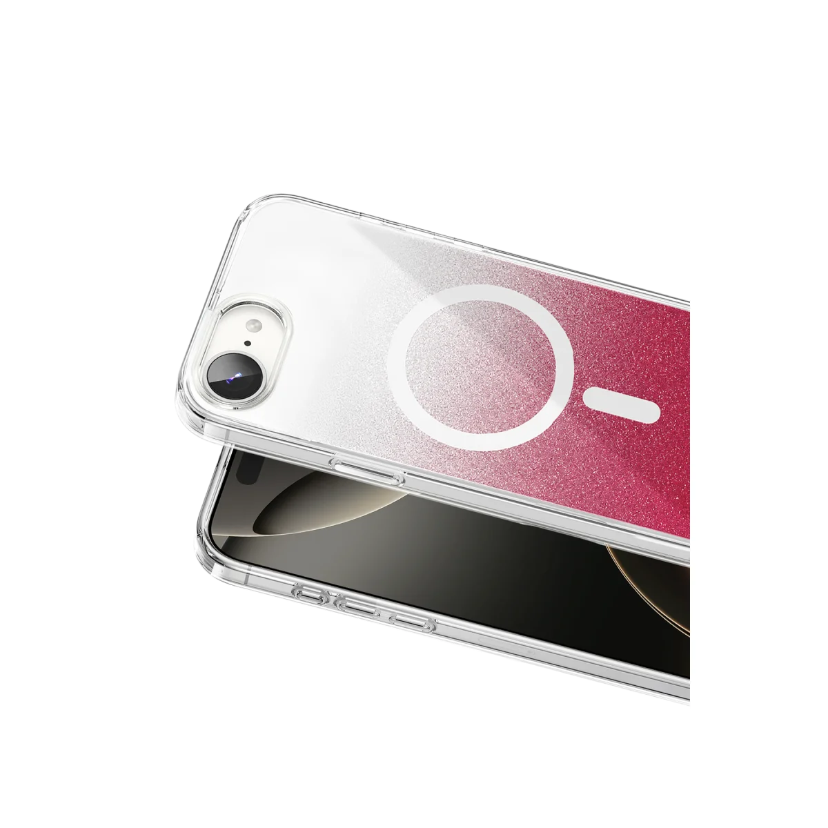 Onegif Apple iPhone 17E Sora Simli Magsafe Kapak - Kırmızı görsel 2