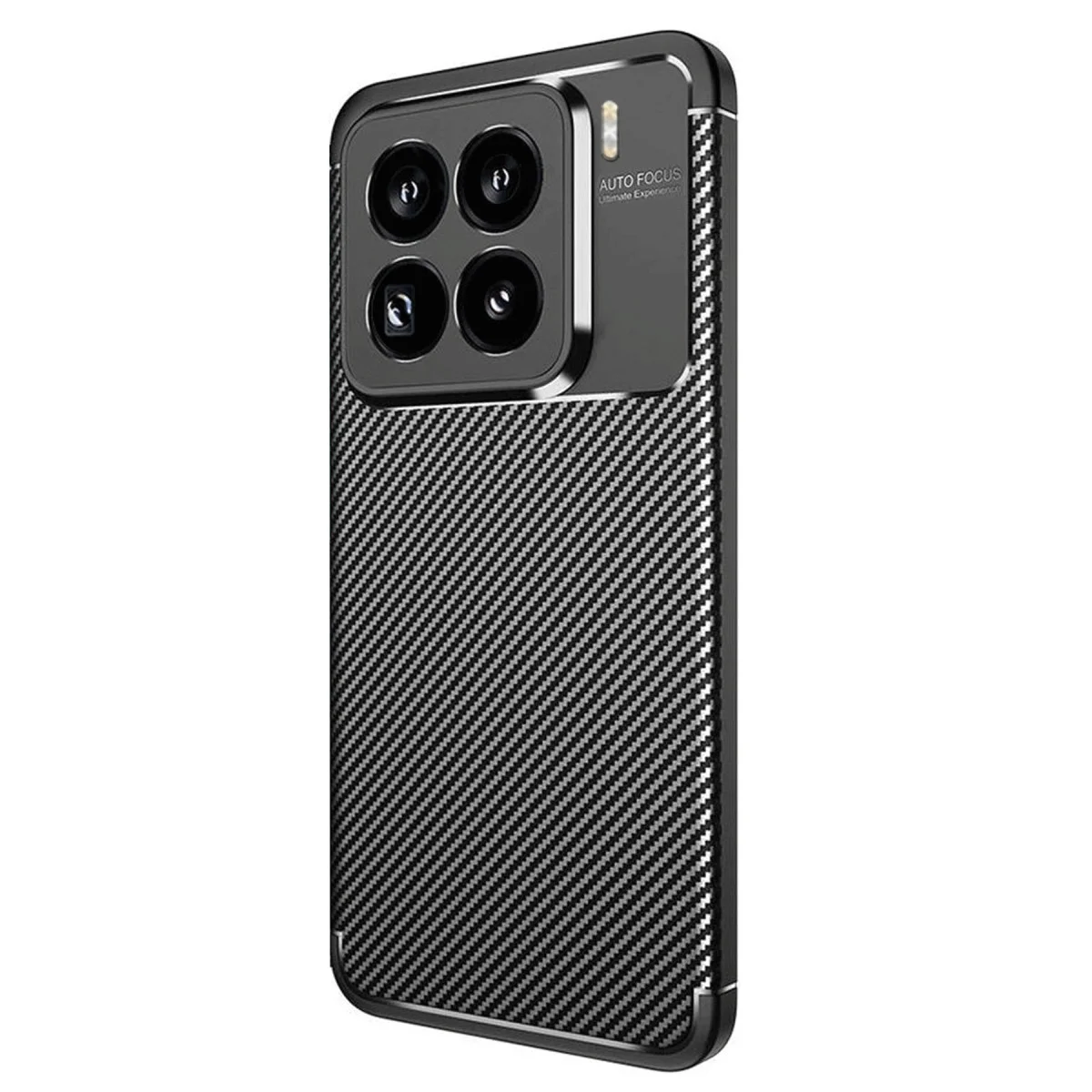 Xiao 15 Pro Kılıf Auto Focus Karbon Kapak - Siyah görsel 2