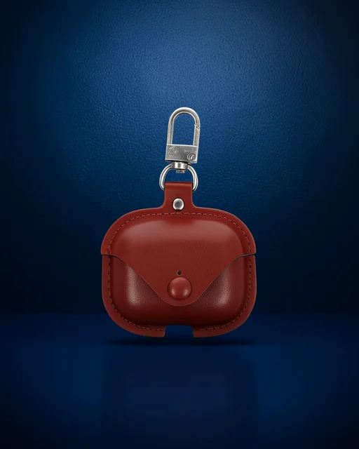 Apple Airpods Pro 2 (2.nesil) Çanta Deri Kılıf - Kahverengi