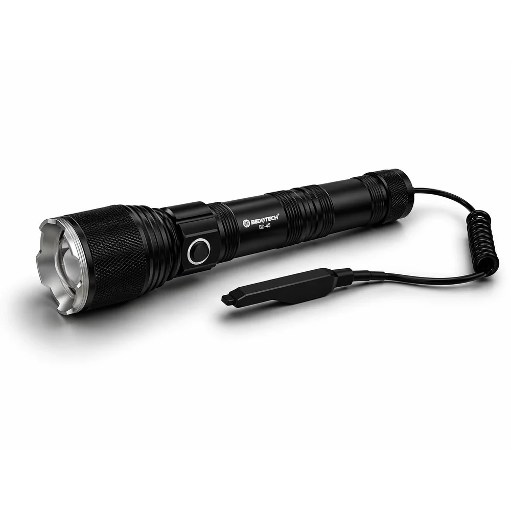 BD-45 20W TG LED Alüminyum Alaşımlı Zoomlu Type-C Şarjlı Tüfek Feneri