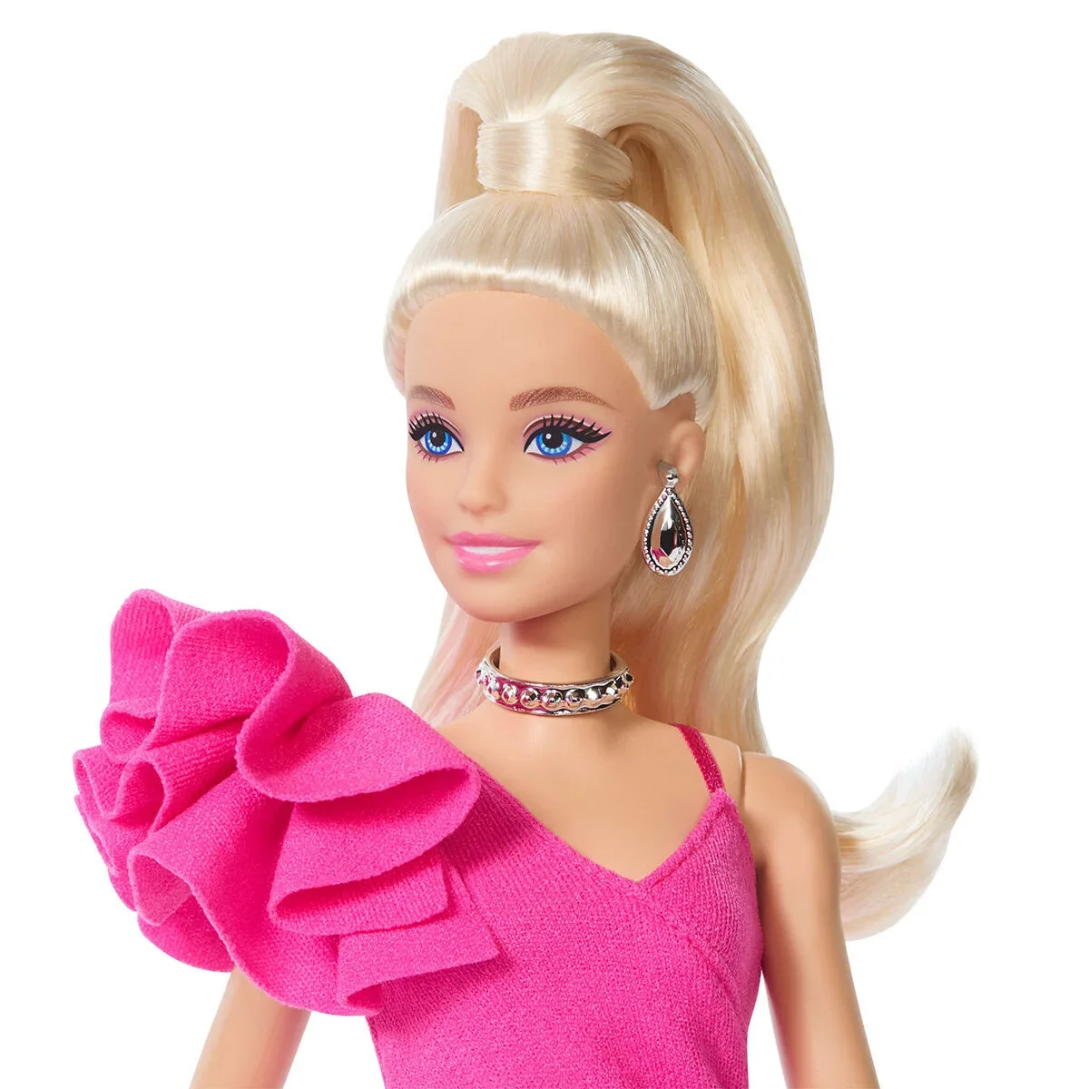 JJN73 Barbie DELUXE STYLE - Pembe Parlak Elbise görsel 3