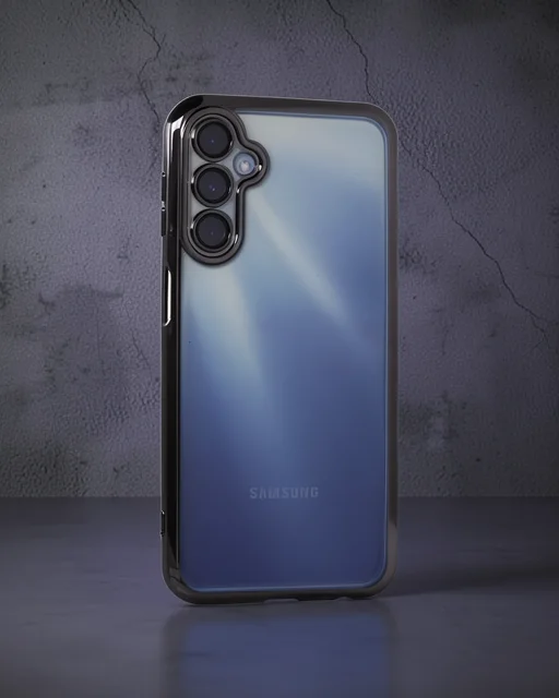 Samsung Galaxy A55 5g Kılıf Razer Lensli Silikon - Mor