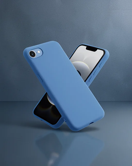 Apple İphone 16e Kılıf First Silikon - Mavi