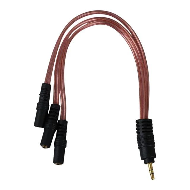 PM-12283 3.5Mm Stereo 3X Dişi Kulaklık Çoklayıcı (3 Boğumlu - 20 CM) görsel 2