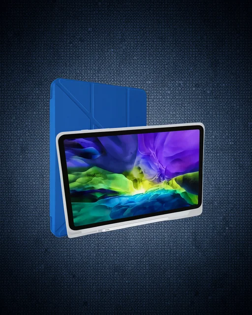 Huawei Matepad Se Kılıf Kalemlikli Mars Tablet Kılıfı - Mavi