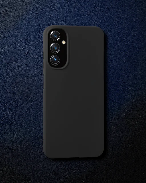 Samsung Galaxy A05s Kılıf First Silikon - Siyah