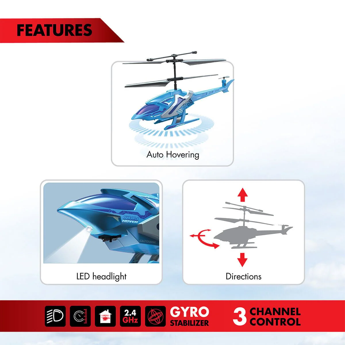 SIL 84848 Sky Hover Helikopter görsel 5