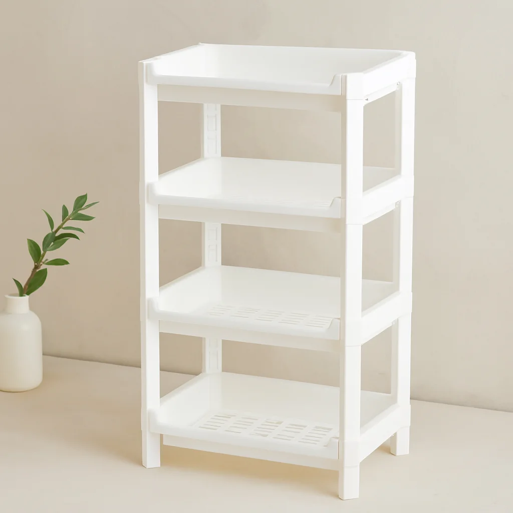 4 Katlı Sepet Organizer Raf Düzenleyici (510x205x685 mm)