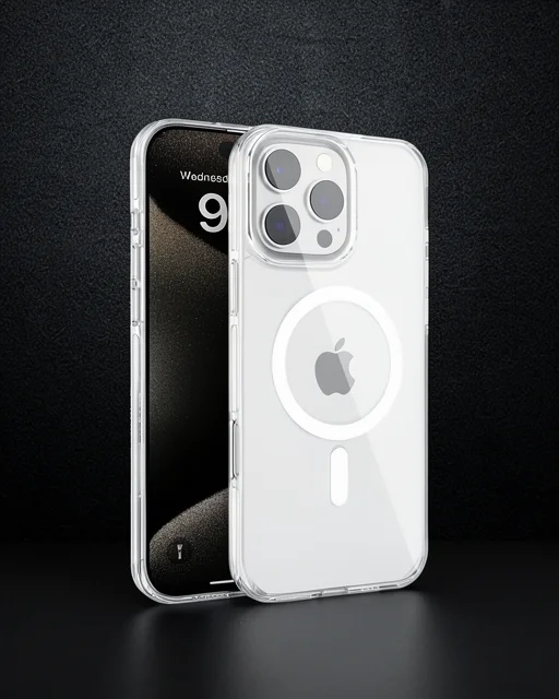 Joko Apple İphone 16 Pro Max Gleam Pc Sert Magsafe Kılıf - Şeffaf