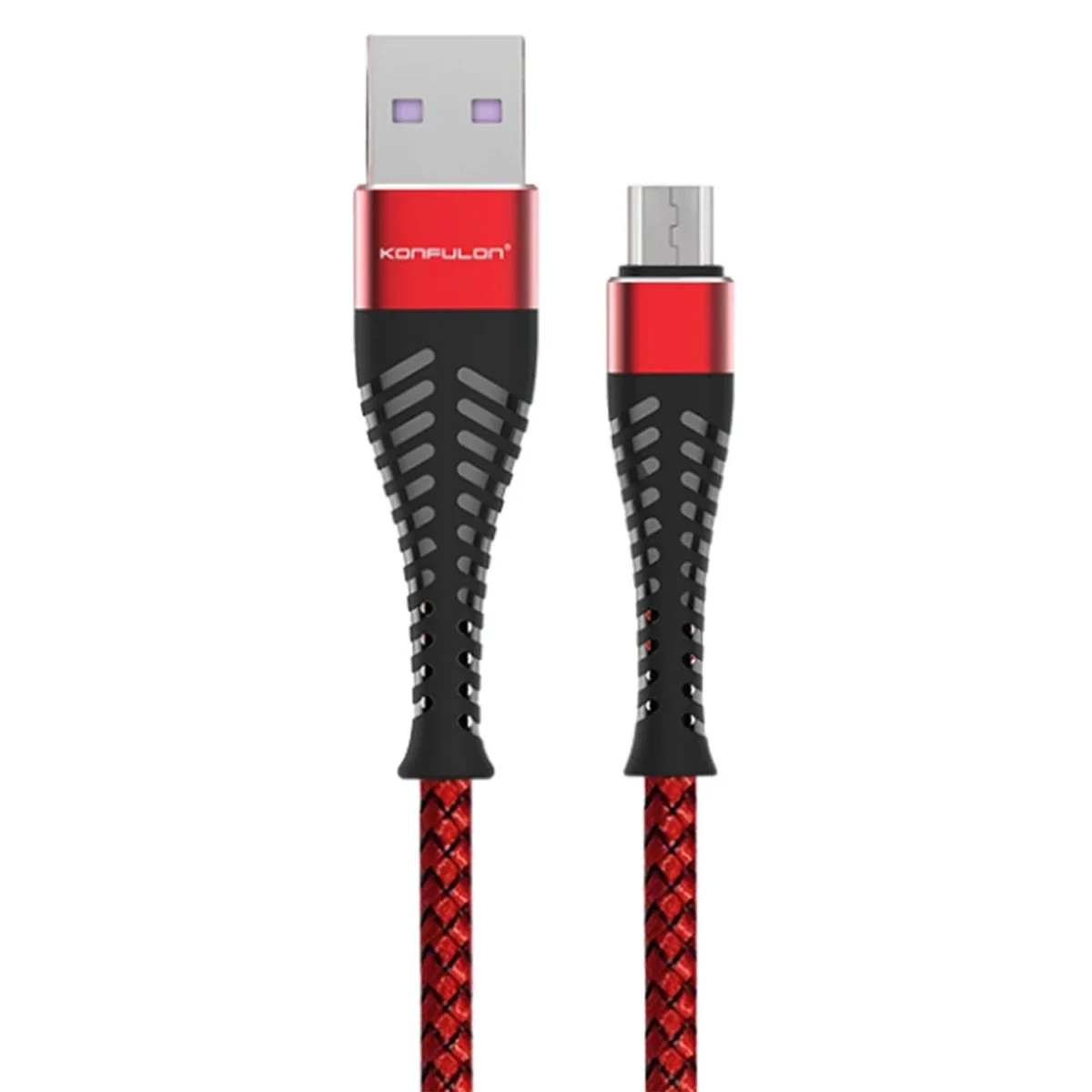 Konfulon S61 cro USB Kablo 1.2M 2.1A - Kırmızı görsel 3