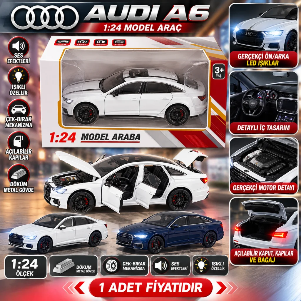 KZL-M347-1 KUT 1 24 AUDI A6 - 24 (adet fiyatıdır)