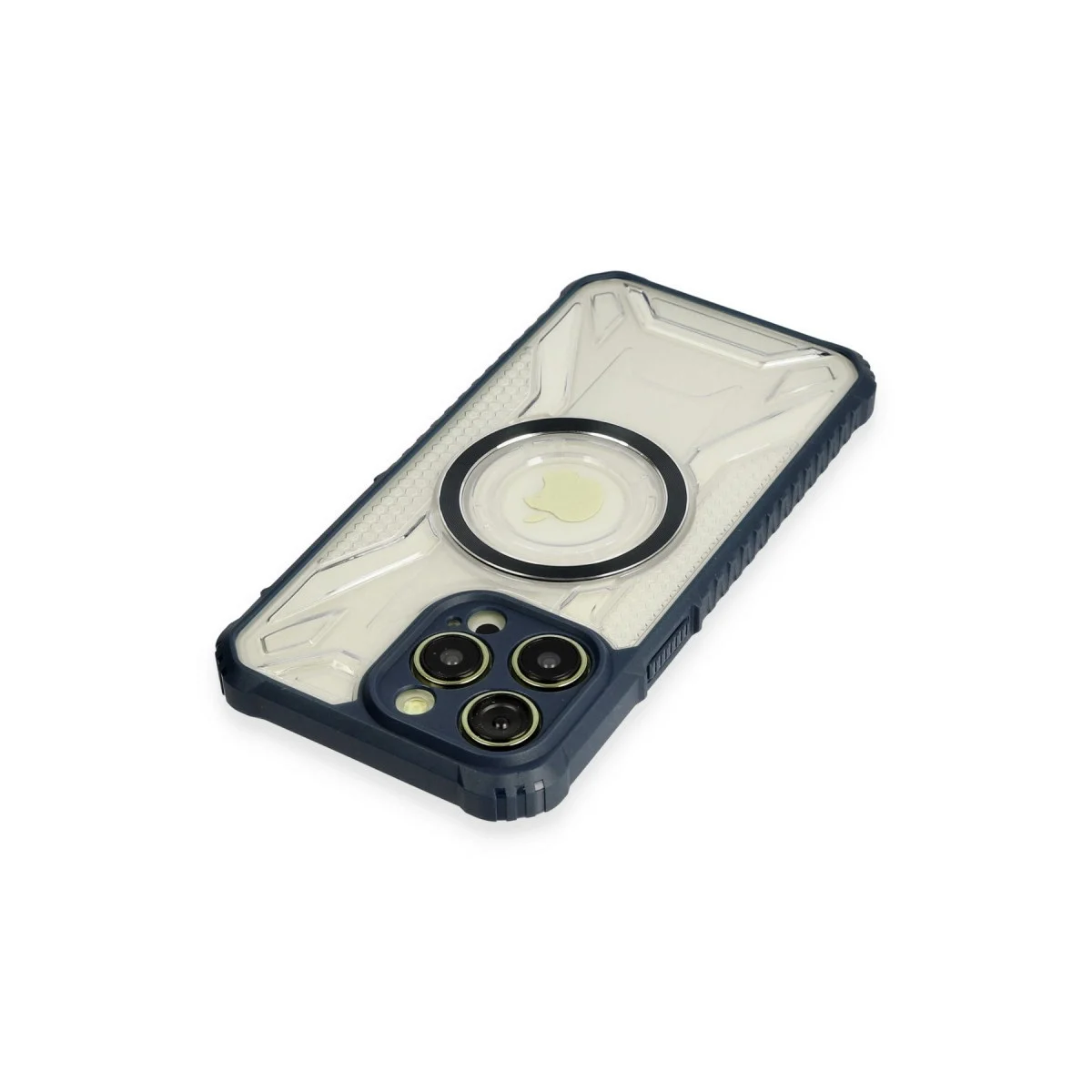 Apple İphone 13 Pro Kılıf Prag Magneticsafe Kapak - Lacivert görsel 3