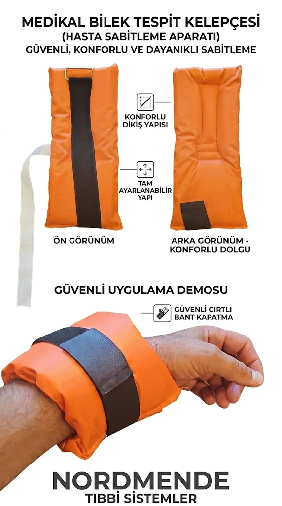 El Ayak Tespit Kemeri | Hasta Sabitleme Aparatı | NORDMENDE görsel 3