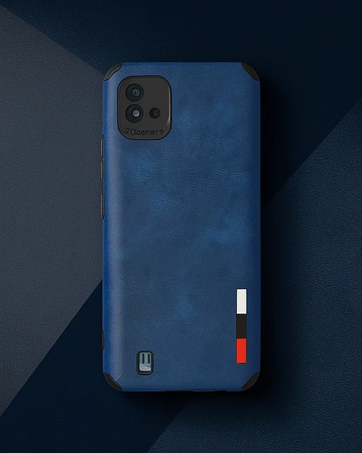 Realme C11 2021 Kılıf Loop Deri Silikon - Lacivert