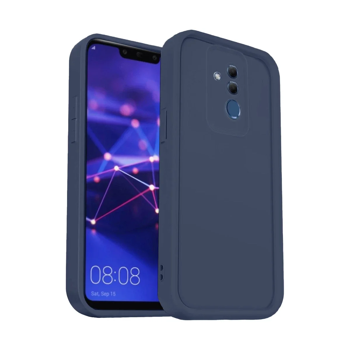 Huawei Mate 20 Lite Kılıf Viera Silikon - Lacivert görsel 3